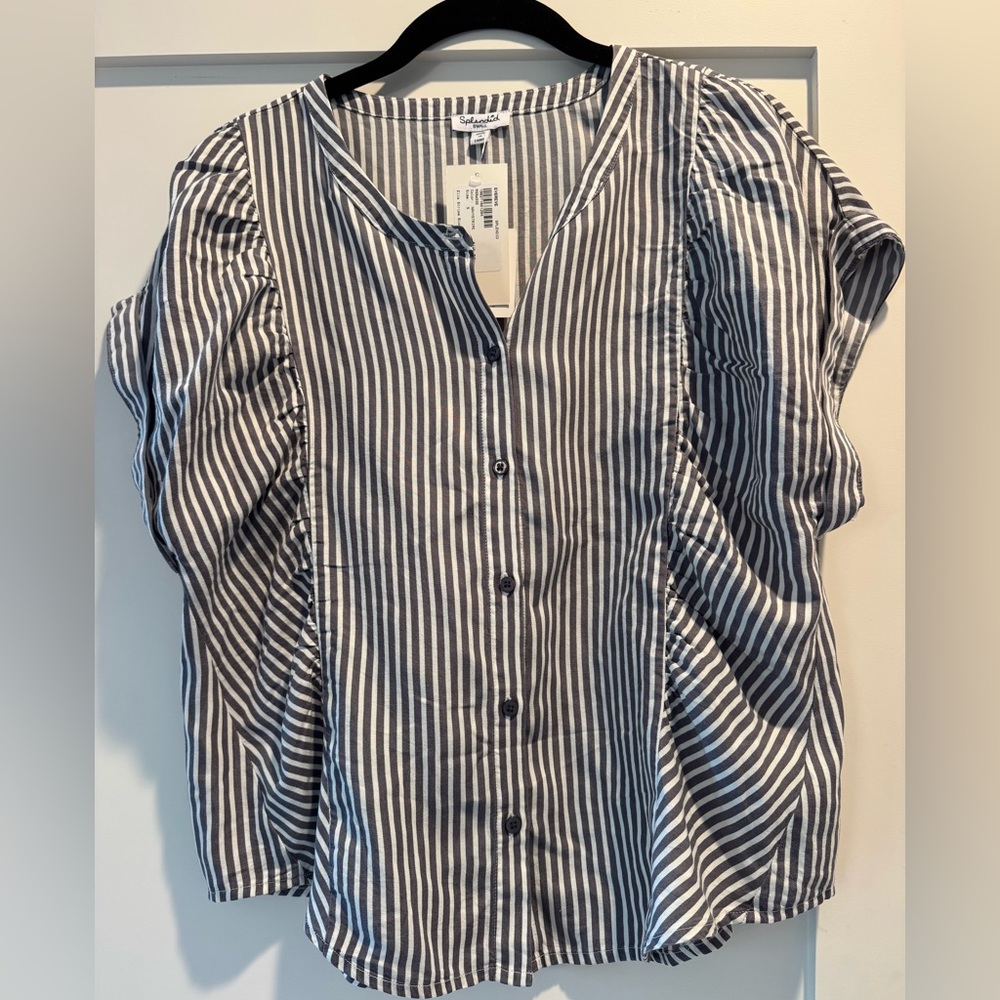 Splendid Ella Stripe Blouse - Brand New!